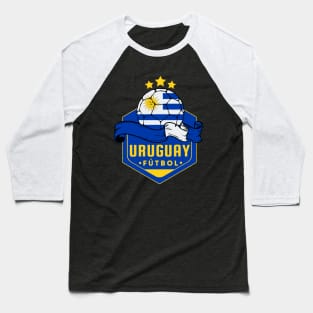 Uruguay Futbol Baseball T-Shirt